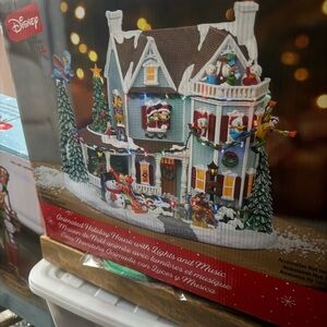 Disney Festive Holiday House with Lights and Music